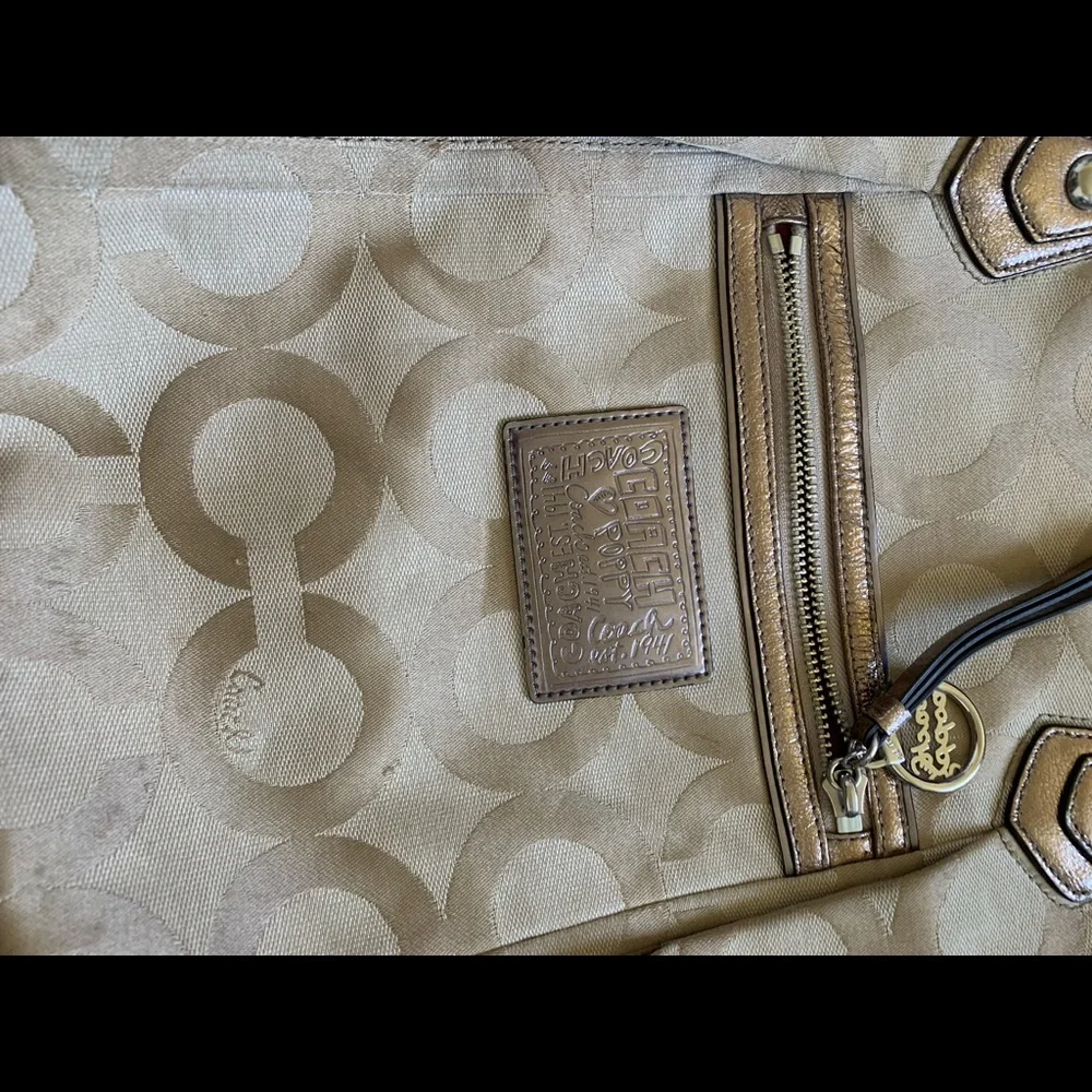 Coach Bag (authentic) *rare* GOLD color